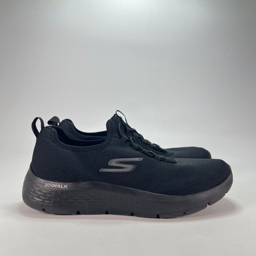 Skechers GO WALK Flex Ultra Black Slip On Walking Shoes 216484 Men's Size 10M
